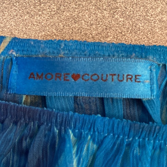 Amore Couture - women’s peasant blouse. Size L - Picture 3 of 8